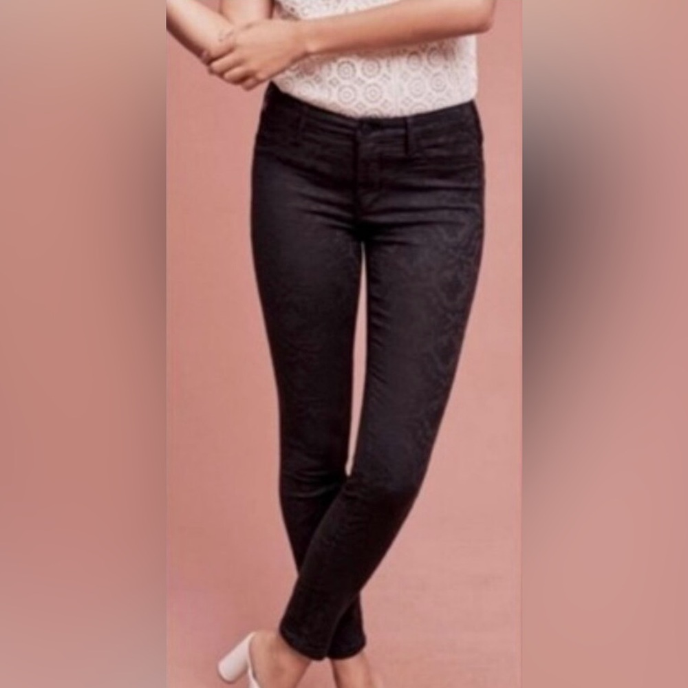 Anthropology, has tag, skinny leg, dk charcoal, Pilcro, women’s slacks, SM, slim